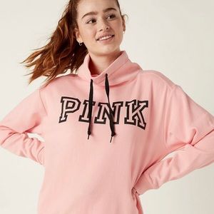 Pink Victoria’s Secret Everyday Lounge Cowlneck Pullover in Pink